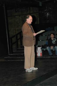 John Ronan, Gloucester's Poet Laureate, reads his tribute poem