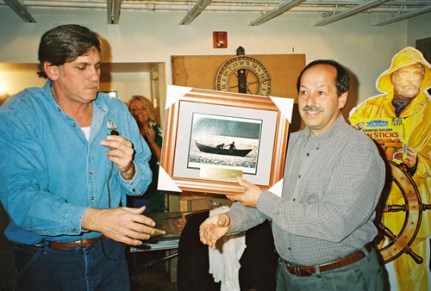 ringo-tarr Ringo Tarr accepting an Acknowledgment Award for Bruce