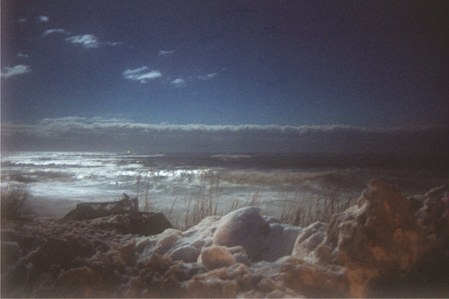 Night shot on shore rd 2