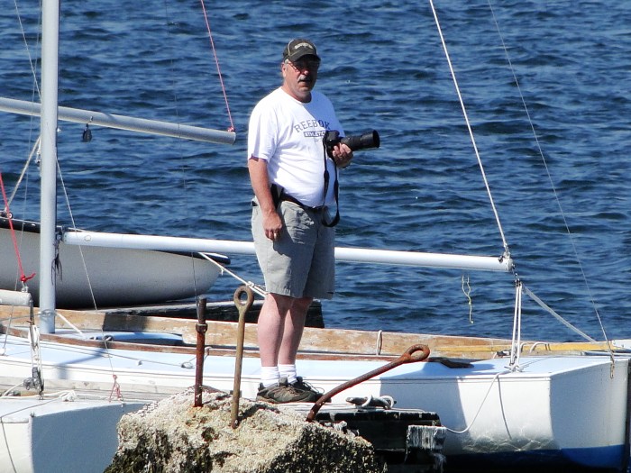 Drats! He spotted me