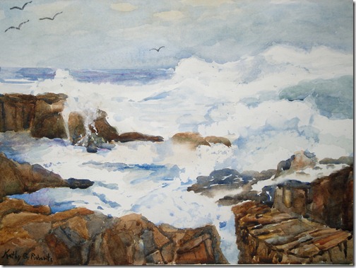 ocean painting 3.20.09