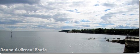 Sun and Clouds Gloucester Harbor