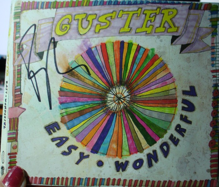 Signed by Guster