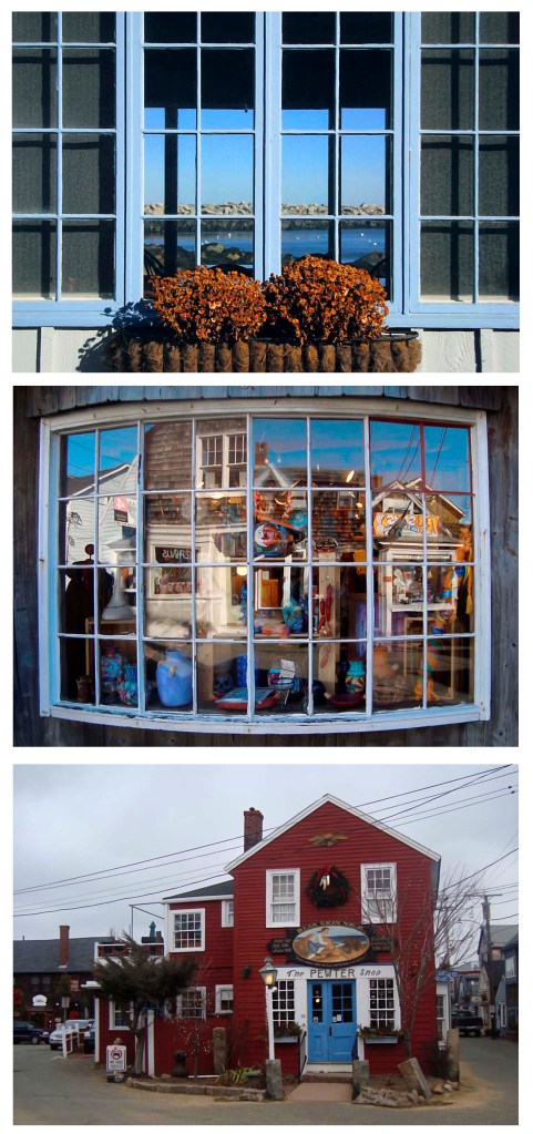 photo collage of bearskin neck