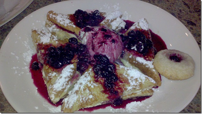 Fort Cafe - French toast-blueberry stuffed
