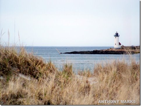 Annisquam light from Wingaresheek beach