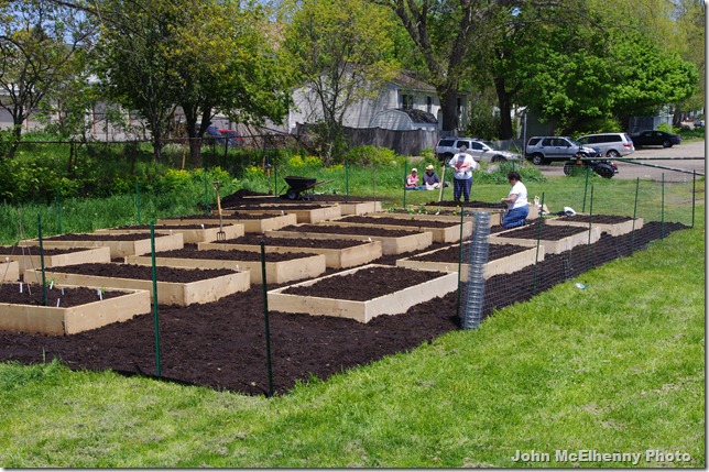 Burnham's Field garden - After