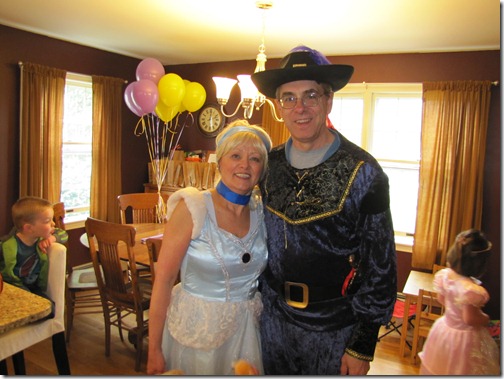 Cinderella and her Prince Charming aka Donna and Rick