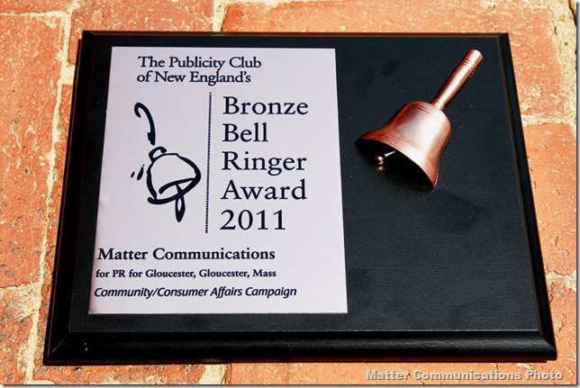 BellRinger award plaque