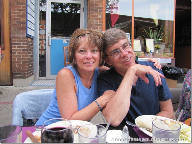 Rick and Donna at the Block Party