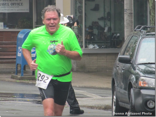 Going for the finish line