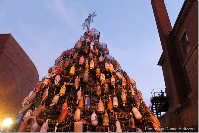 As the sun was going down