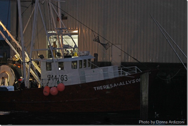 Unloading at the dock