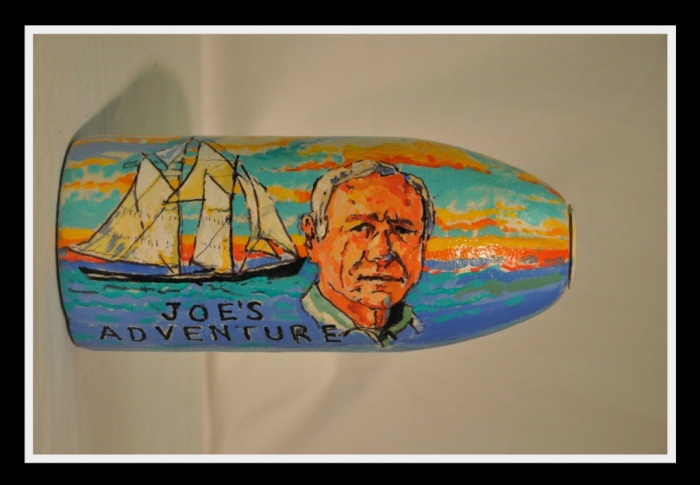 Bruce Herman buoy honoring Joe Garland