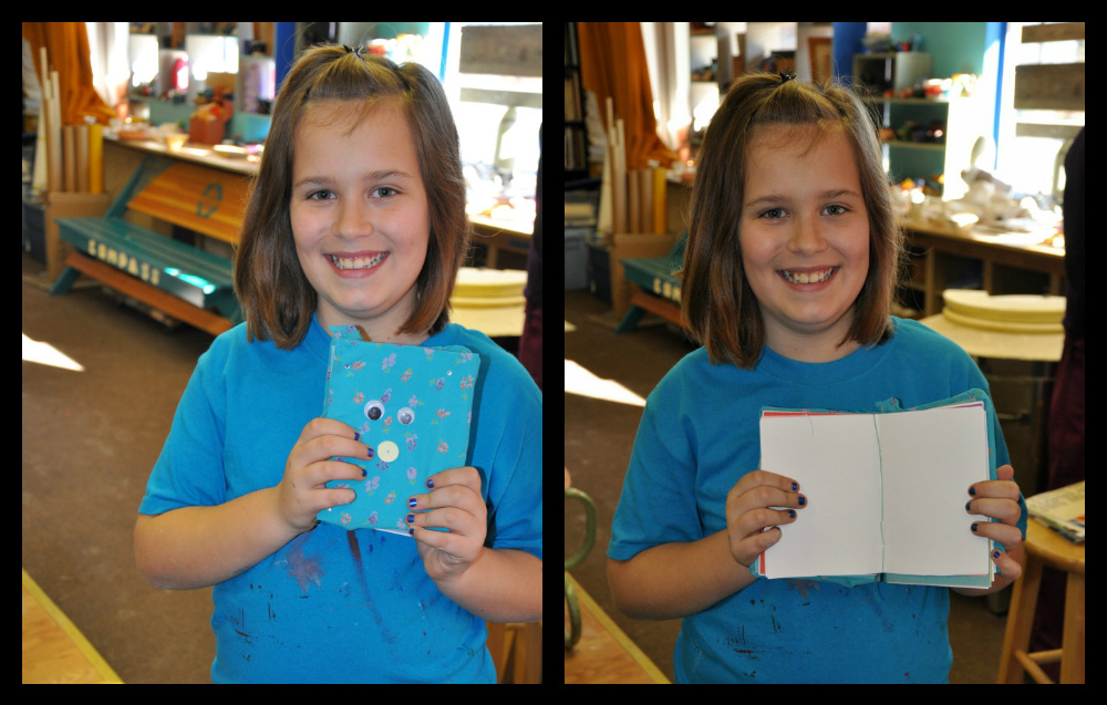 Caroline and her book