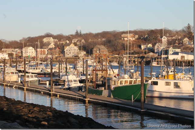 State Pier..  Moon rising in the background