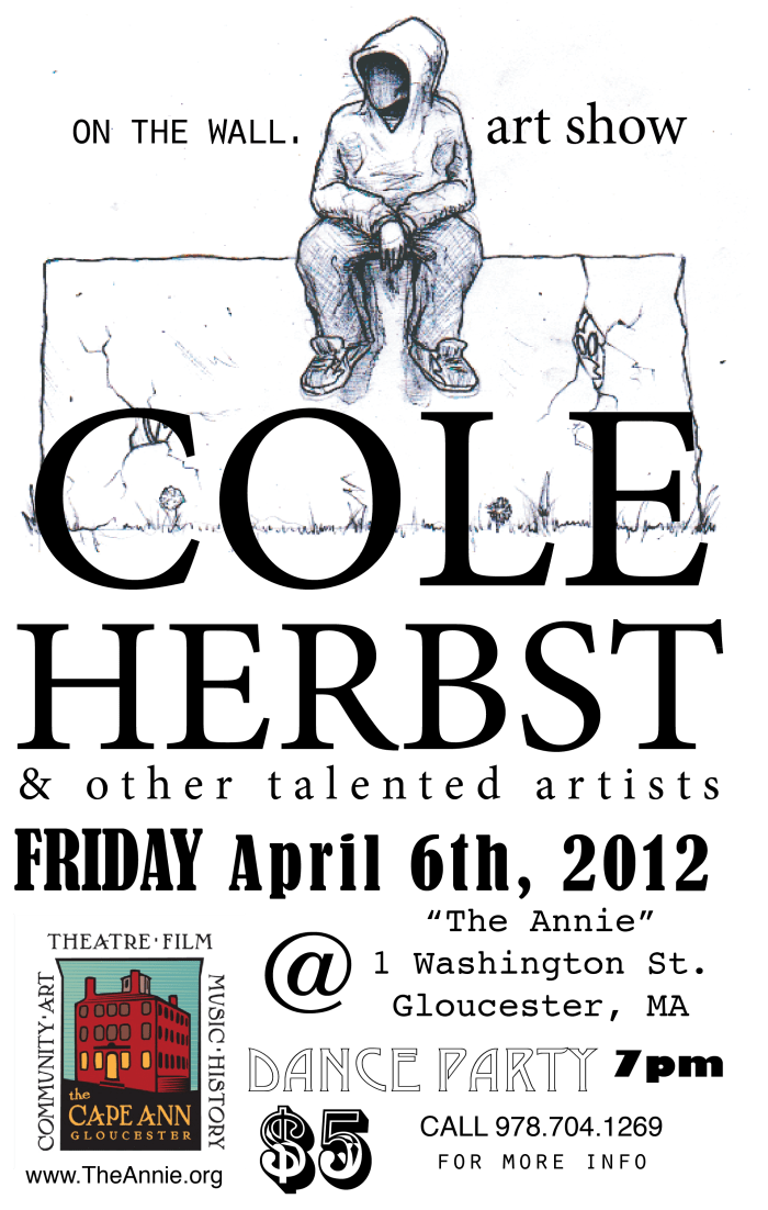 Cole Herbst art show at The Annie