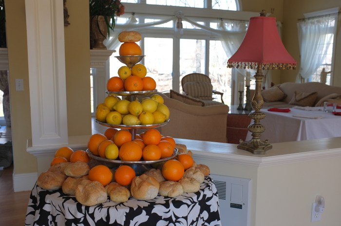 Orange, lemon, and bread St. Joseph Feast