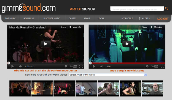 gimmesound Artists of the Week