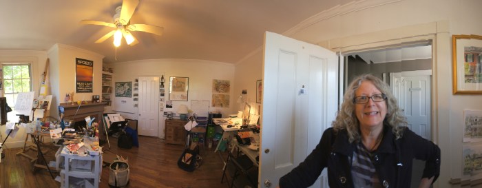 Alice in her studio 2