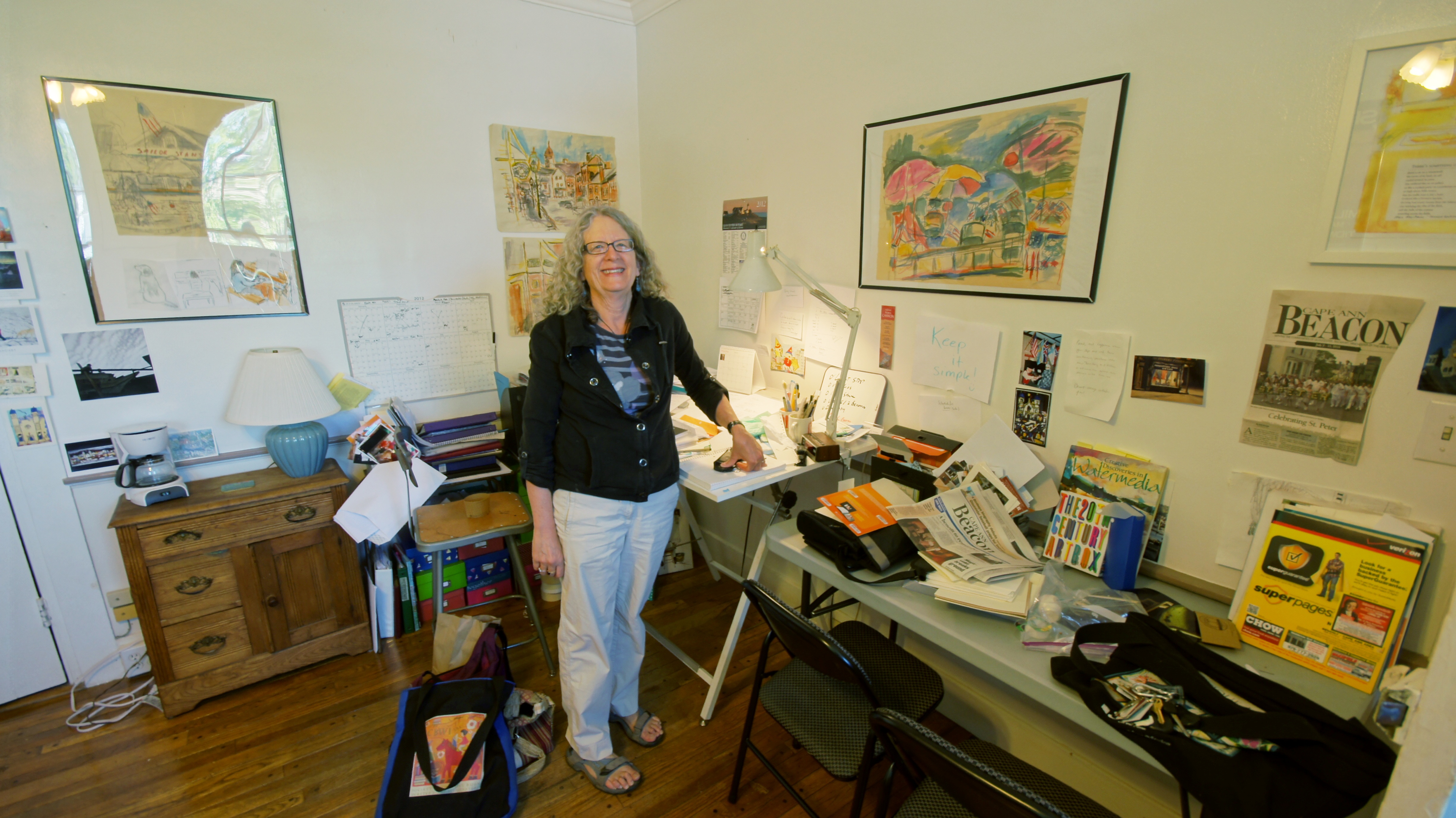 Alice in her studio 2