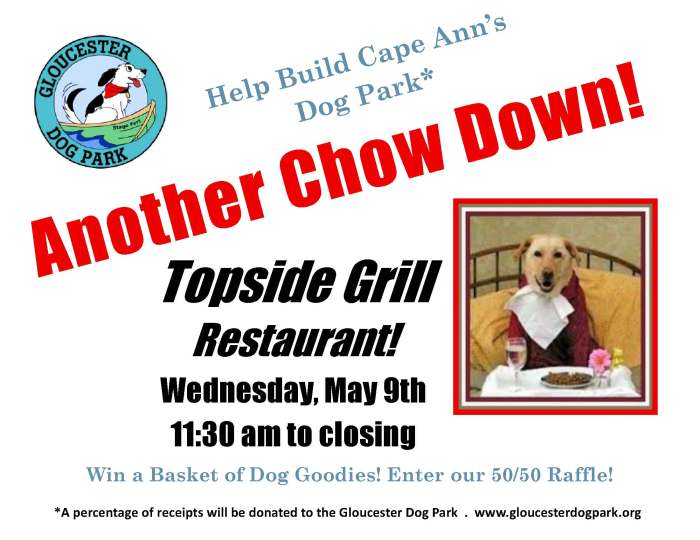 Gloucester Dog Park Topside May 9 Chow Down at Topside for Gloucester Dog Park