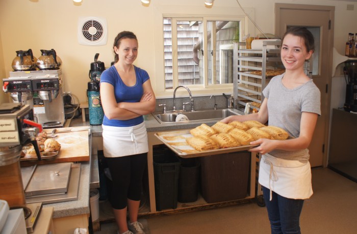 Working in the kitchen