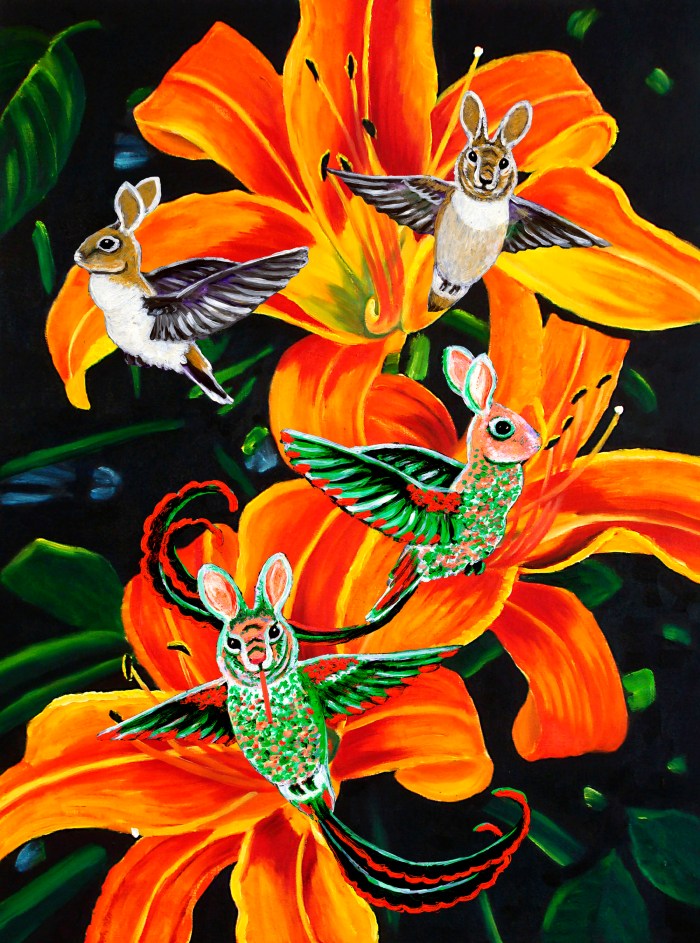 glass_hummingbunnies at orange daylilies copy