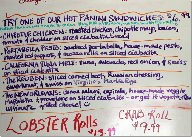 June 6, 2012menu