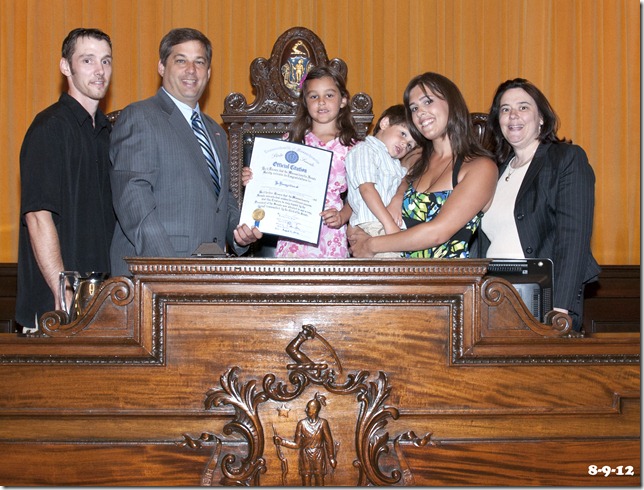 Bailee Militello at the State House