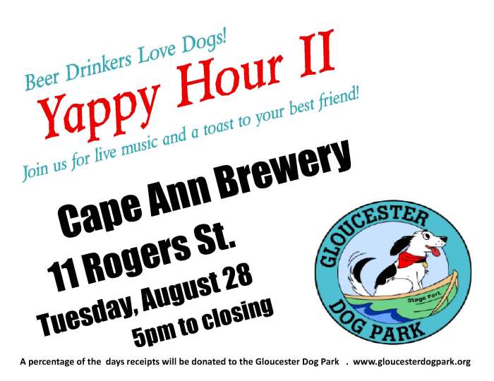 CapeAnnBrew-AUG28 yappy hour, cape ann brewery