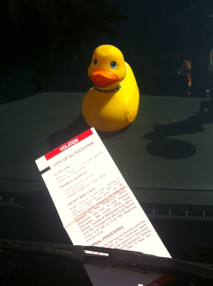 A bill stuck under the bill, god I suck at puns.