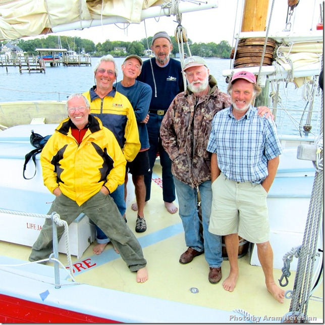 Ardelle crew at Aram's in Solomons