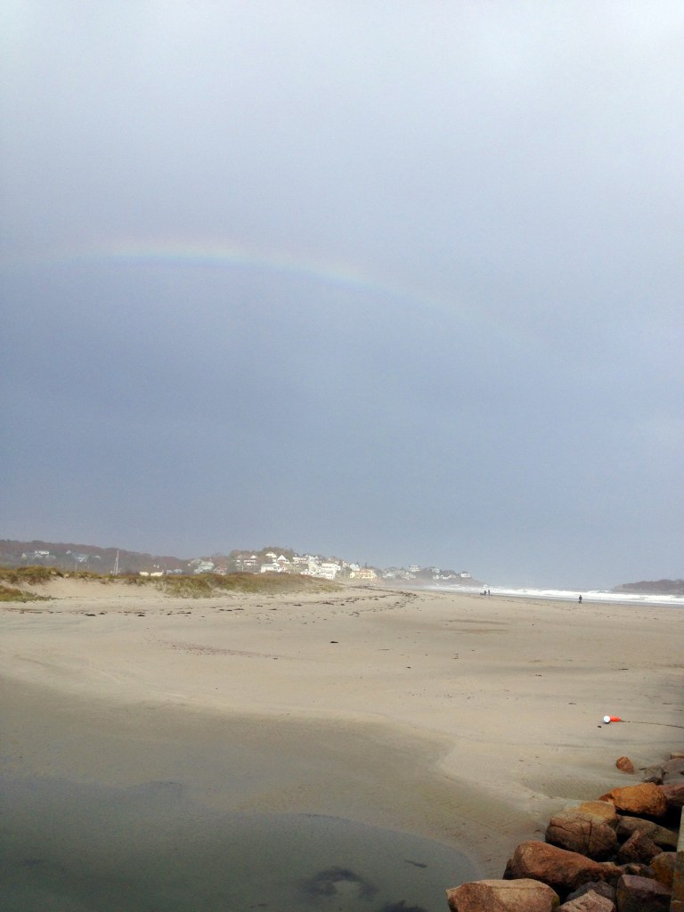 good harbor beach rainbow after sandy