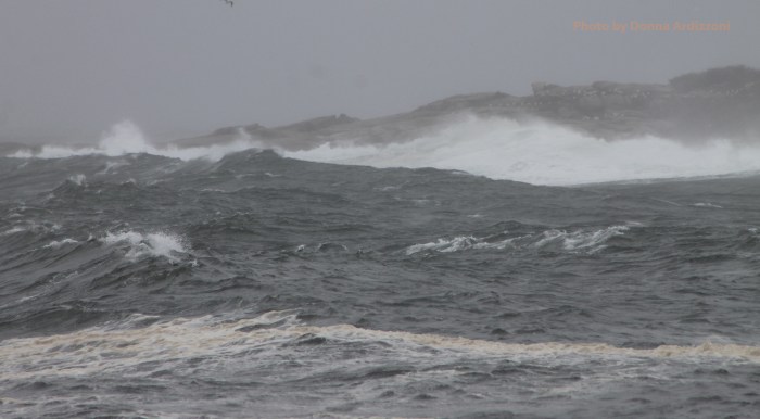 October 29, 2012 rough seas in Magnolia