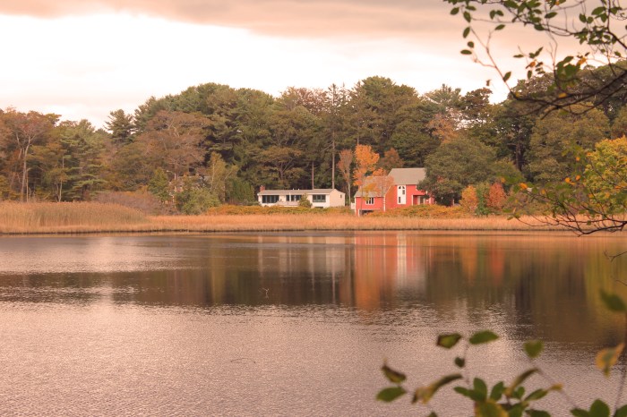 October 8, 2012 Clark Pond in early fall