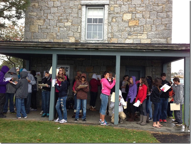 sketching at lane site 2