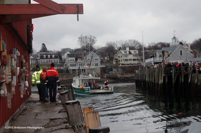 December 1, 2012 Here comes Santa in Rockport