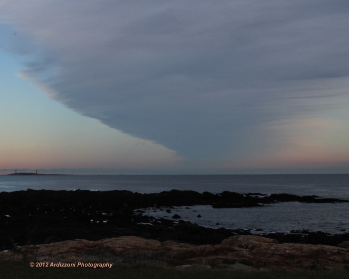 Sunset over the Back Shore