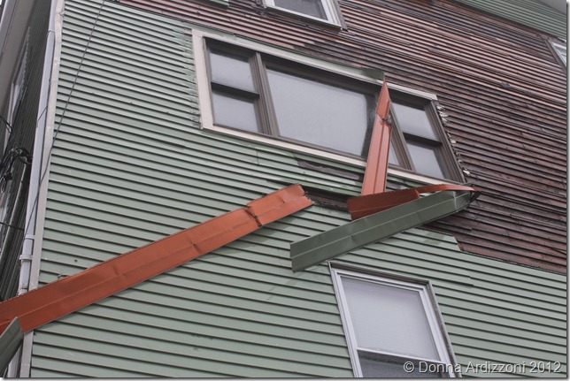 December 27, 2012 siding blowing off due to the winds