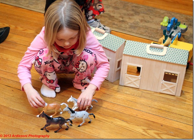 December 8, 2012 Maddie with her stable