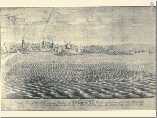 Gloucester Harbor sketch, 1817