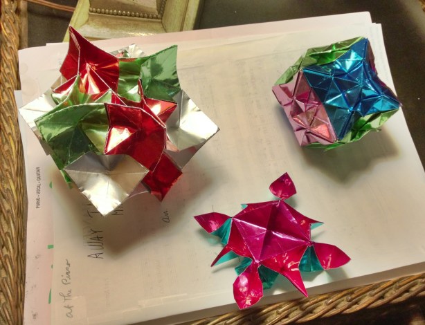 Origami ornaments