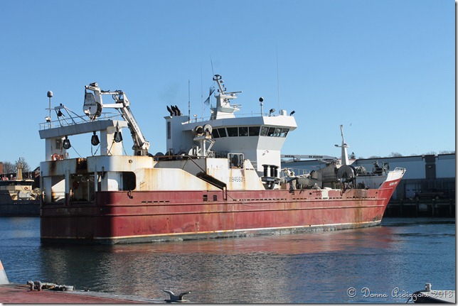 January 10, 2013 backing up at Cruiseport