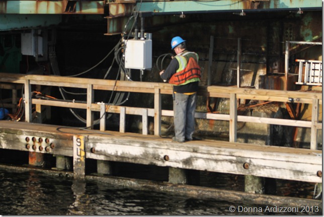 january 17, 2013 Worker under the bridge