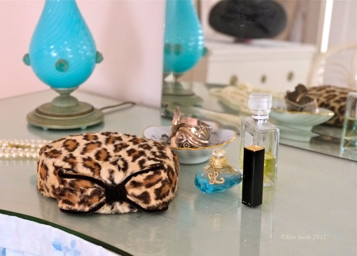 leopard-skin pill-box hat ©Kim Smith Designs photo 2013-1