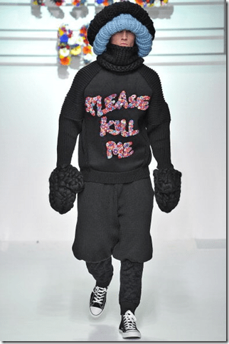 please kill me fashion model dude