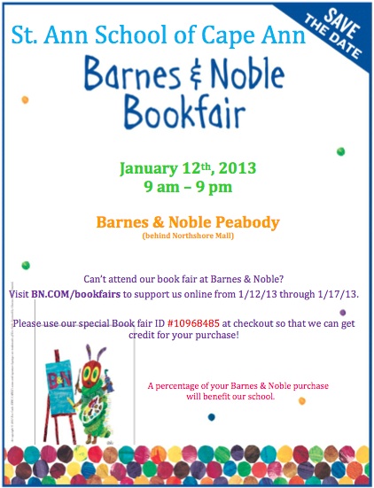 st ann school book fair