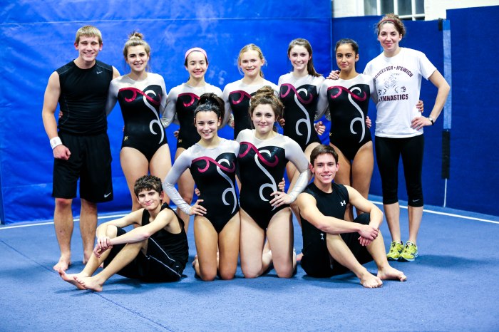 The TigerFish Gymnastic team is a co-op team of student athletes from Ipswich and Gloucester High School 