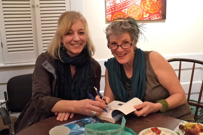 JoeAnn Hart Karen Ristuben Float party ©Kim Smith 2013